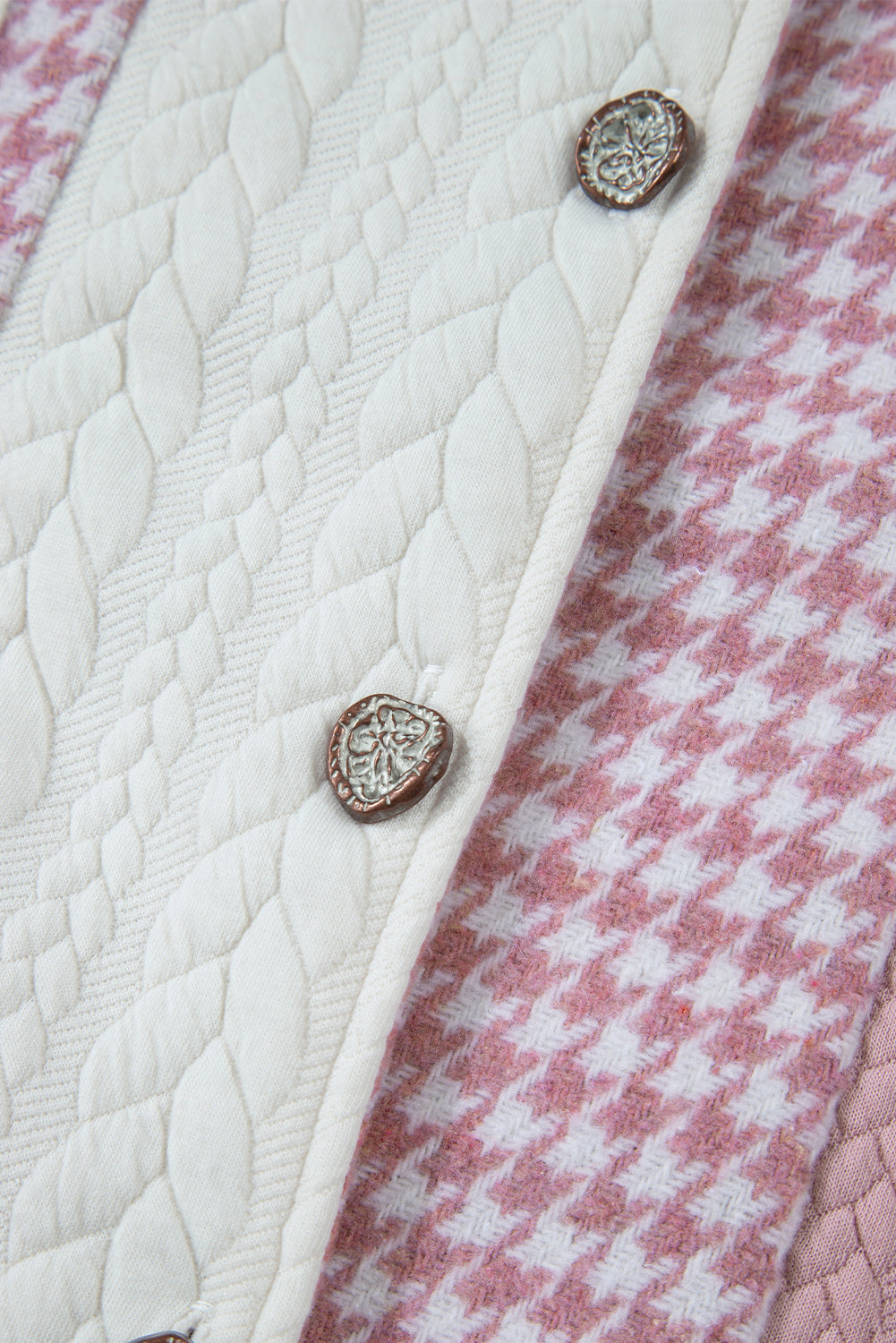 Luna Houndstooth Loose Shacket