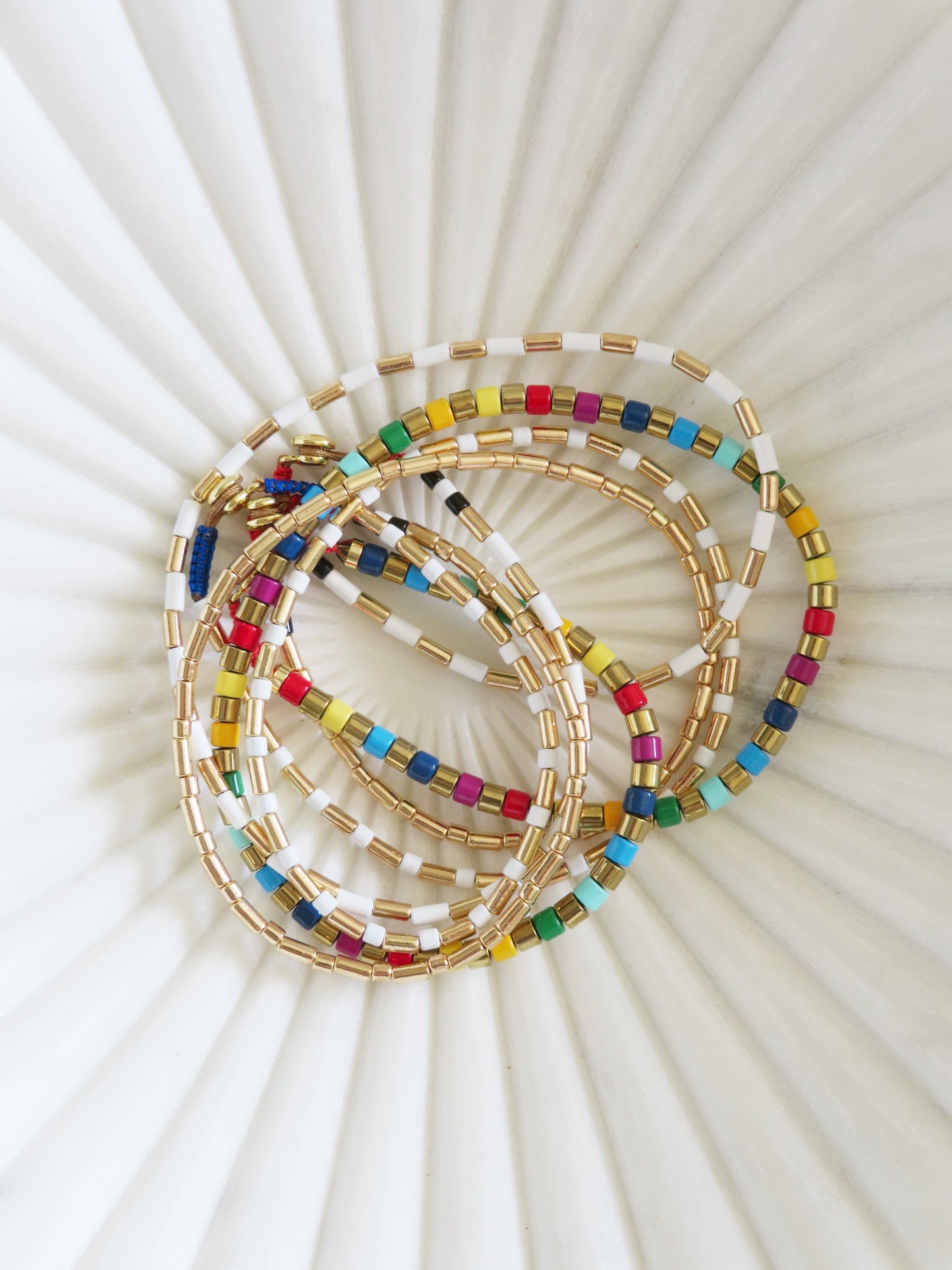 Stella Enamel Tube Necklaces
