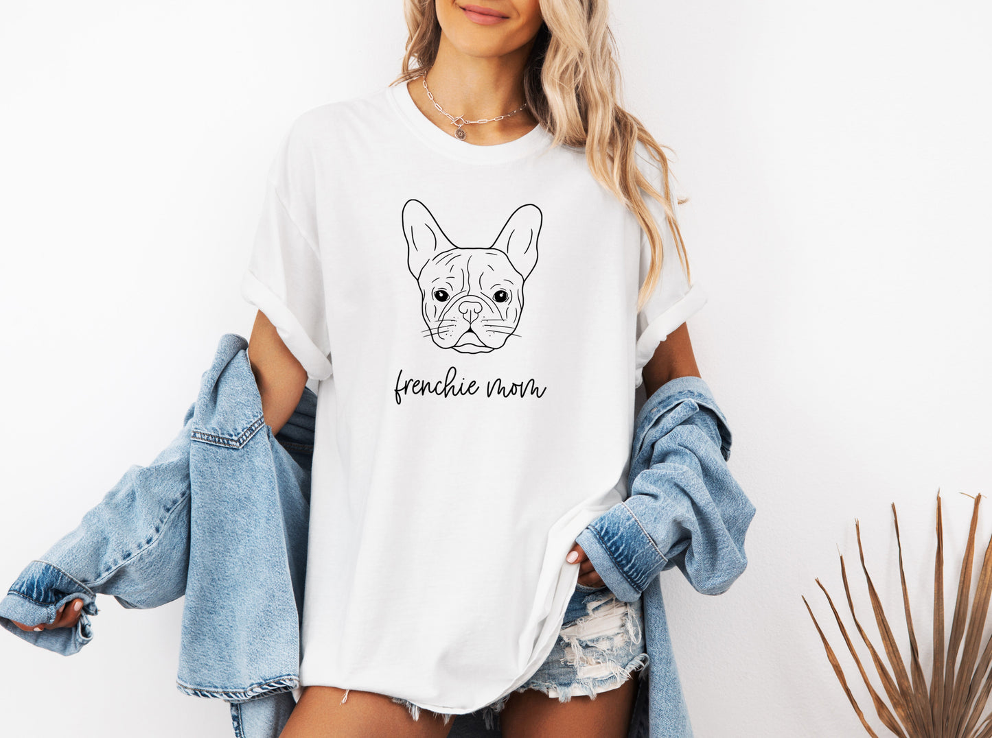 Frenchie Mom French bulldog Dog Mom Comfort Colors T Shirt