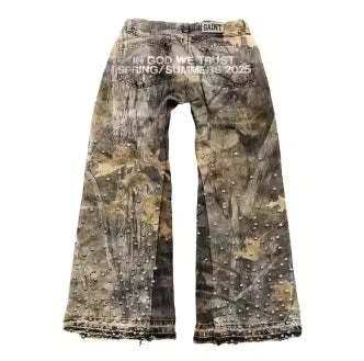 SAINT GLOBAL Camouflage Jeans
