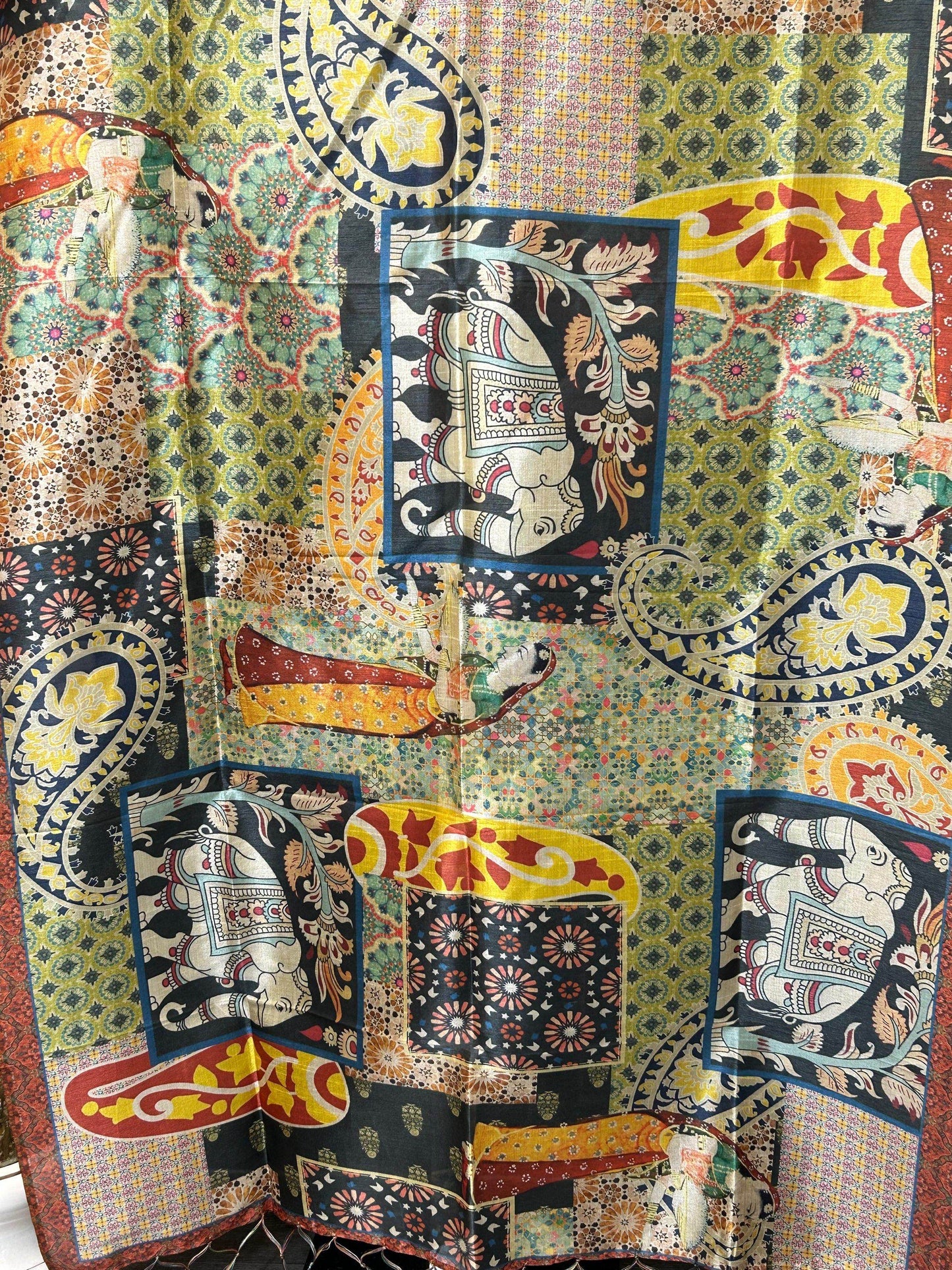 Kalamkari print dupatta