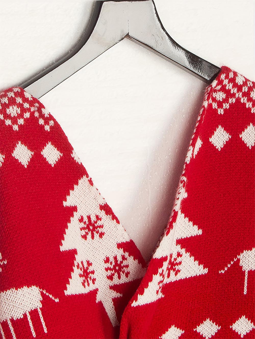 Women's Casual Long Sleeve Back Twist Sweater | NCS