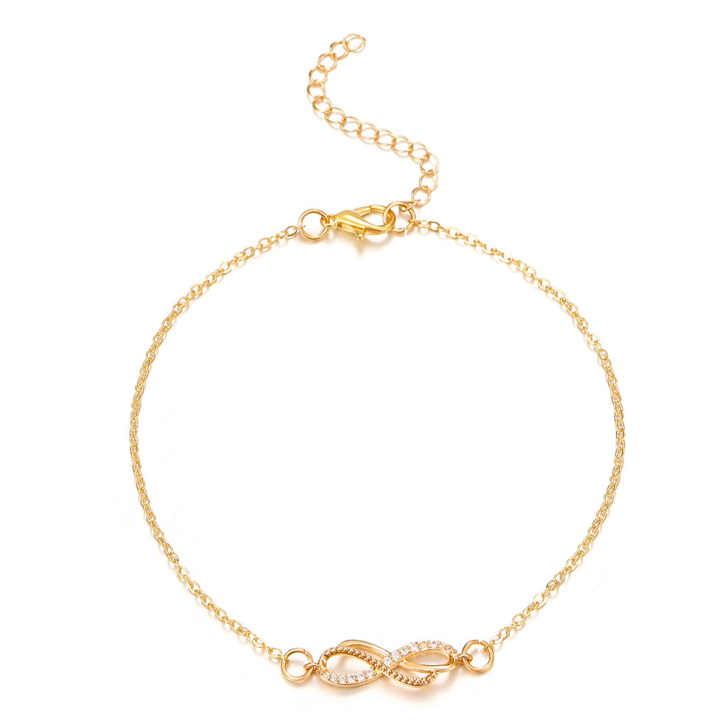 Diamond Infinity Anklet
