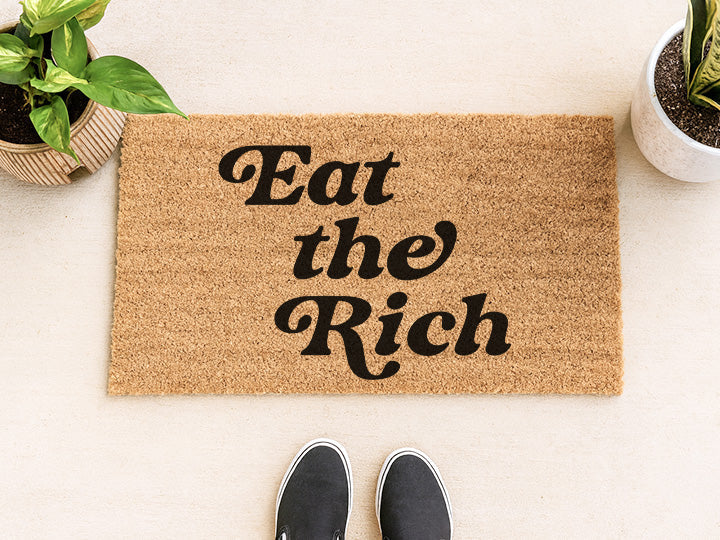 Eat the Rich Doormat