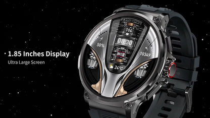 1.85" Ultra HD Smartwatch GPS Bluetooth Call Health Monitoring Watch Gym Gift