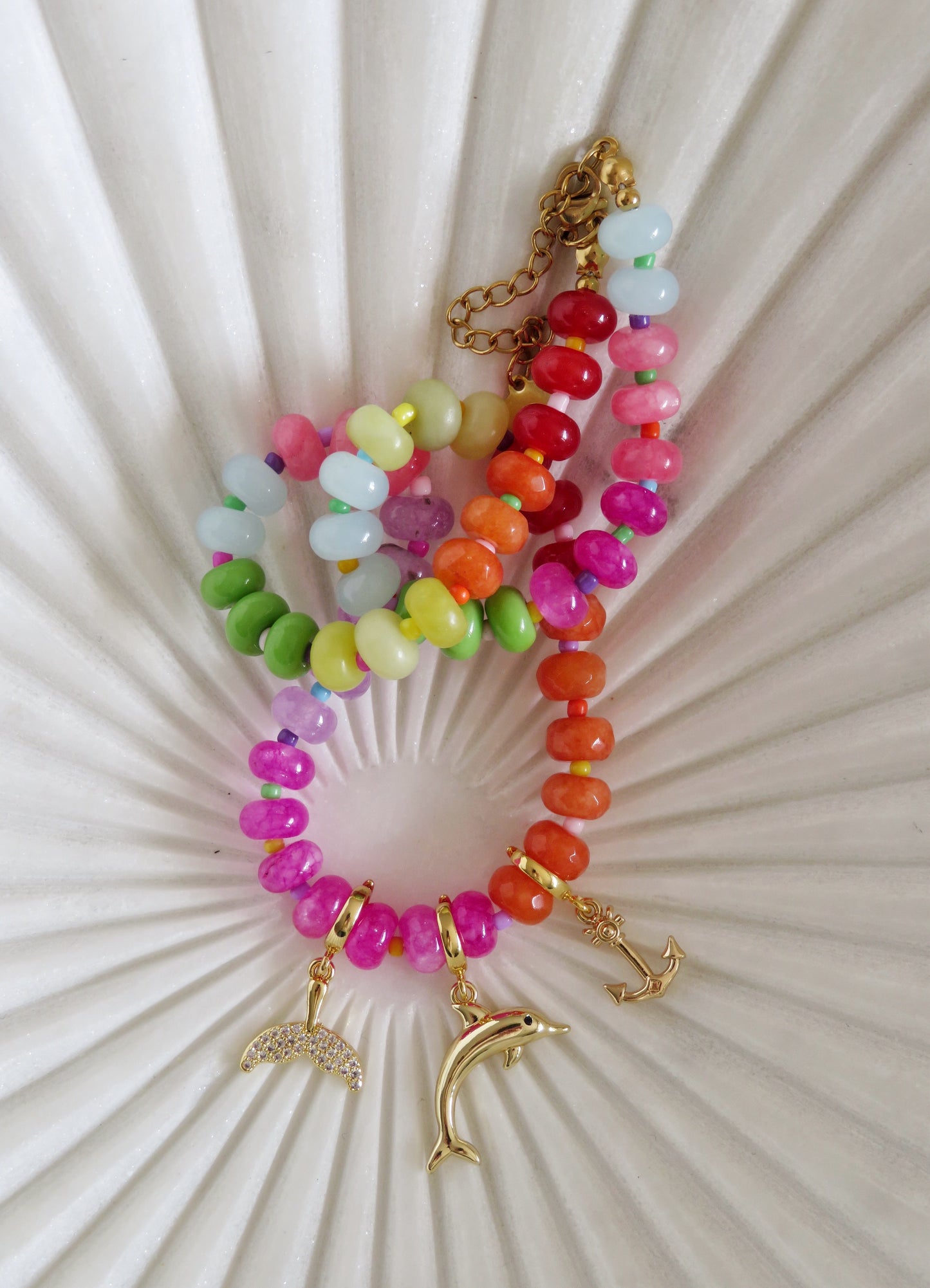 Rainbow Stone Necklaces
