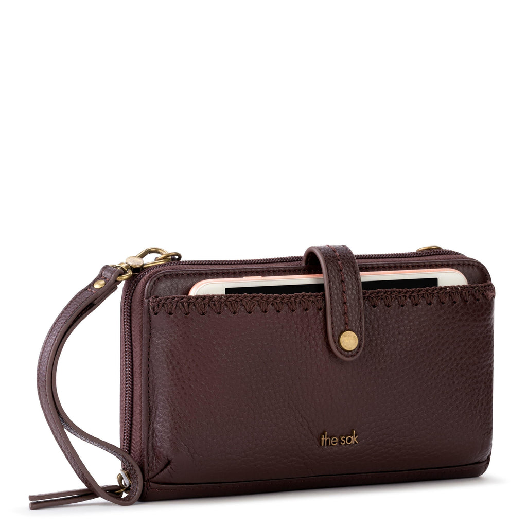 Iris Smartphone Wallet - Leather - Mahogany