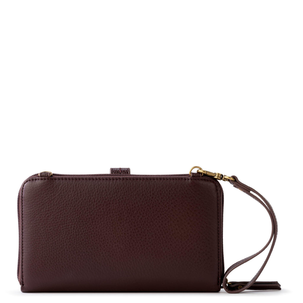 Iris Smartphone Wallet - Leather - Mahogany