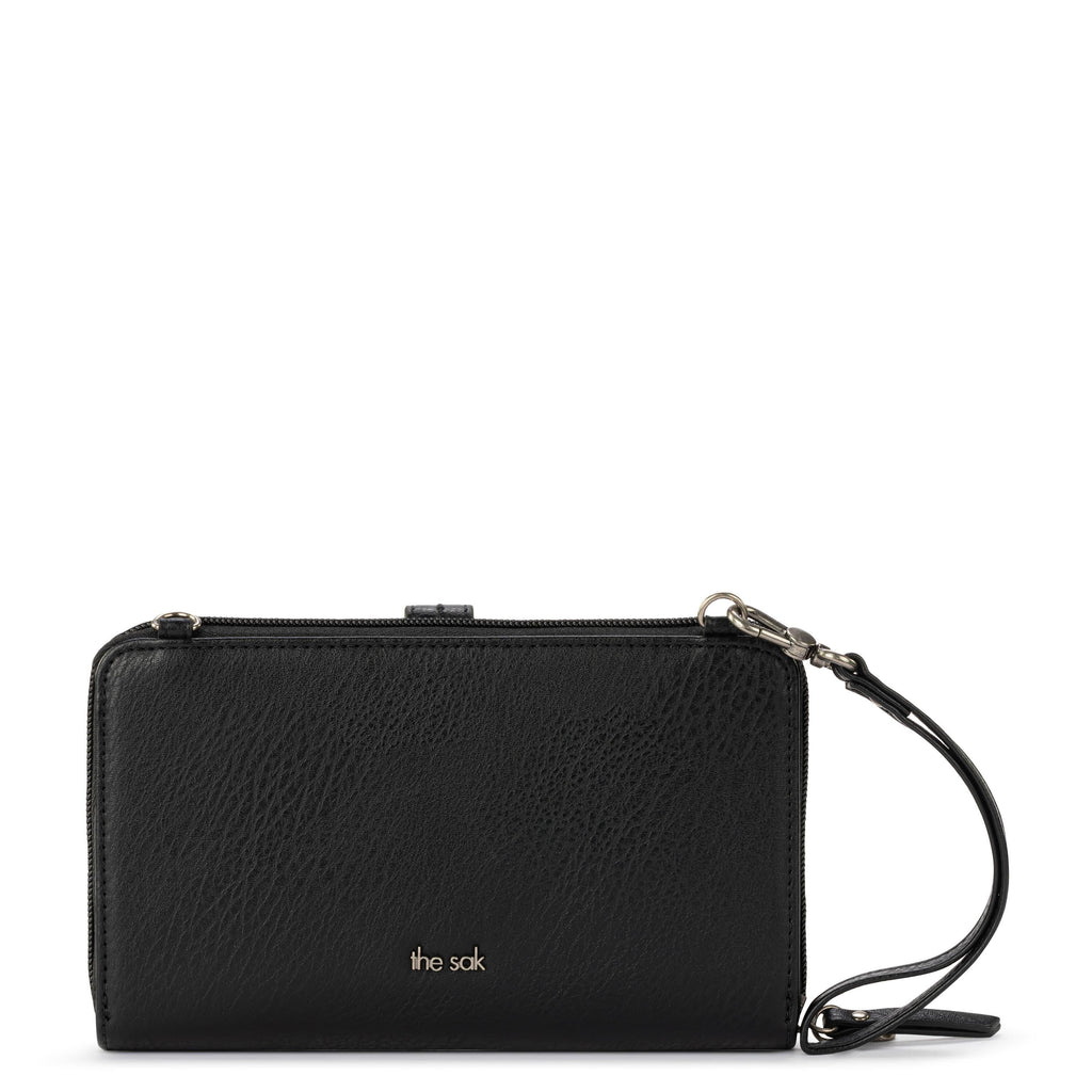 Iris Smartphone Wallet - Hand Crochet - Black Check