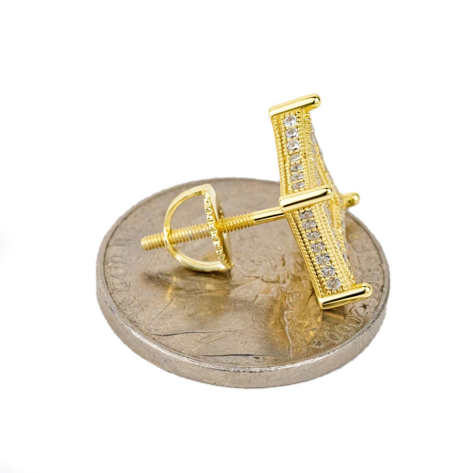 14K Gold Kite Earrings
