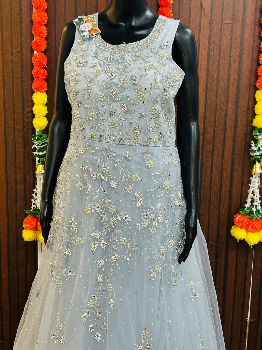 Heavy party wear long gown