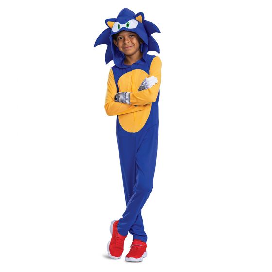 Kids Sonic Prime Sonic the Hedgehog Hooded Costume