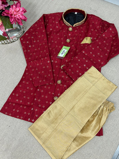 Kids : Boys Sherwani set
