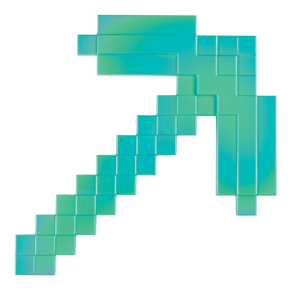 Minecraft Diamond Pickaxe Costume Prop Accessory
