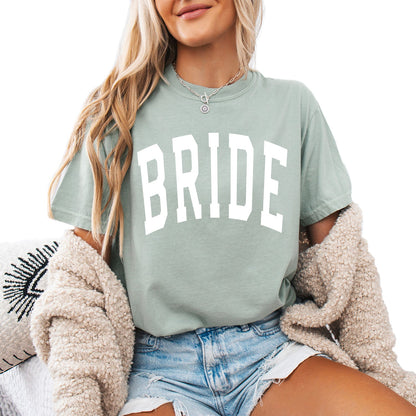 Bride Mrs Honeymoon Comfort Colors Garment Dyed T Shirt (condensed)