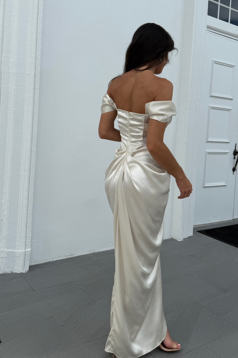 Leilani Satin Lace Dress