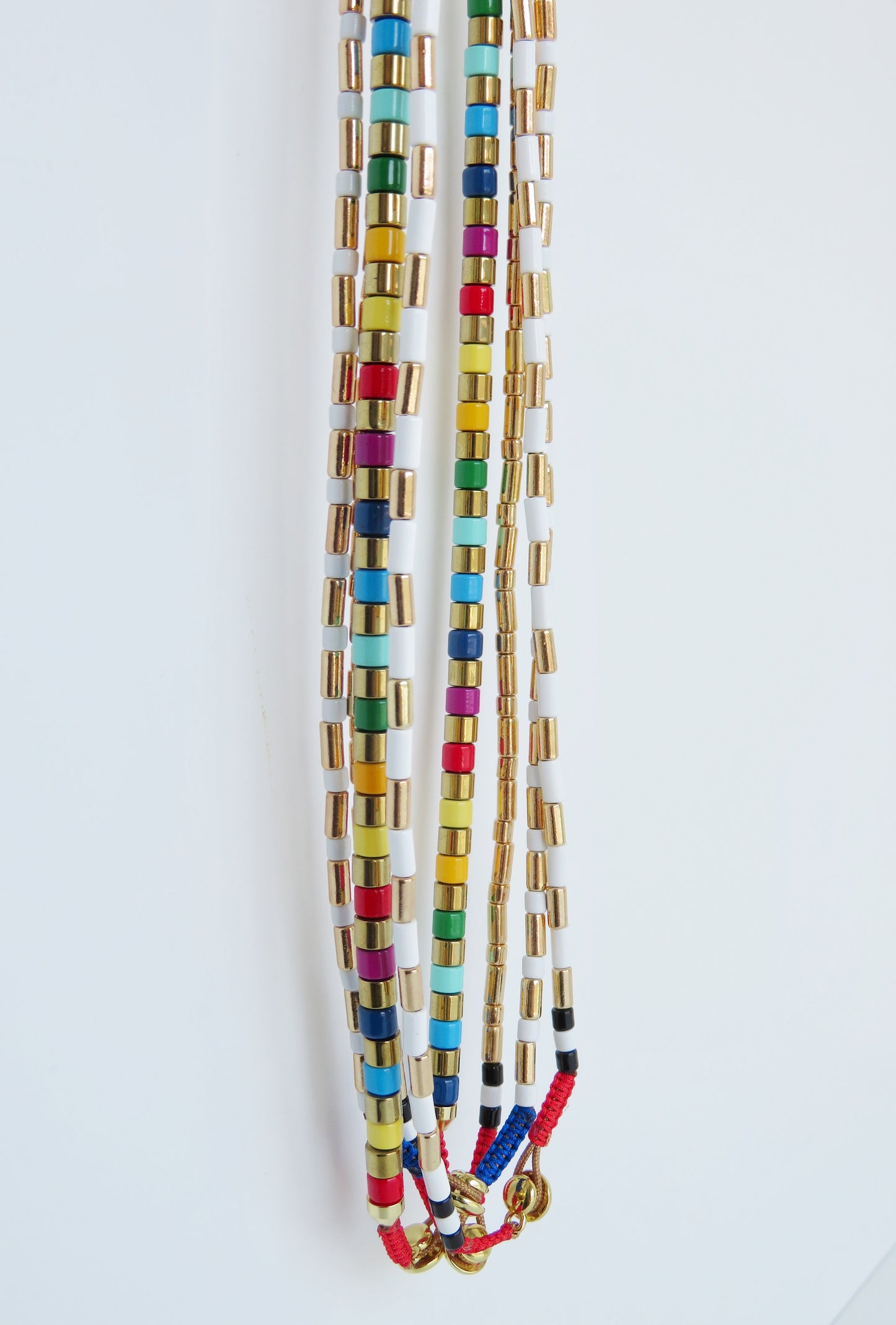 Stella Enamel Tube Necklaces