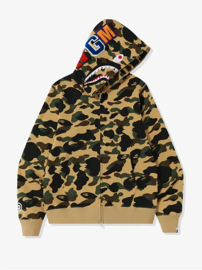 1st Camo Shark Full Zip Hoodie