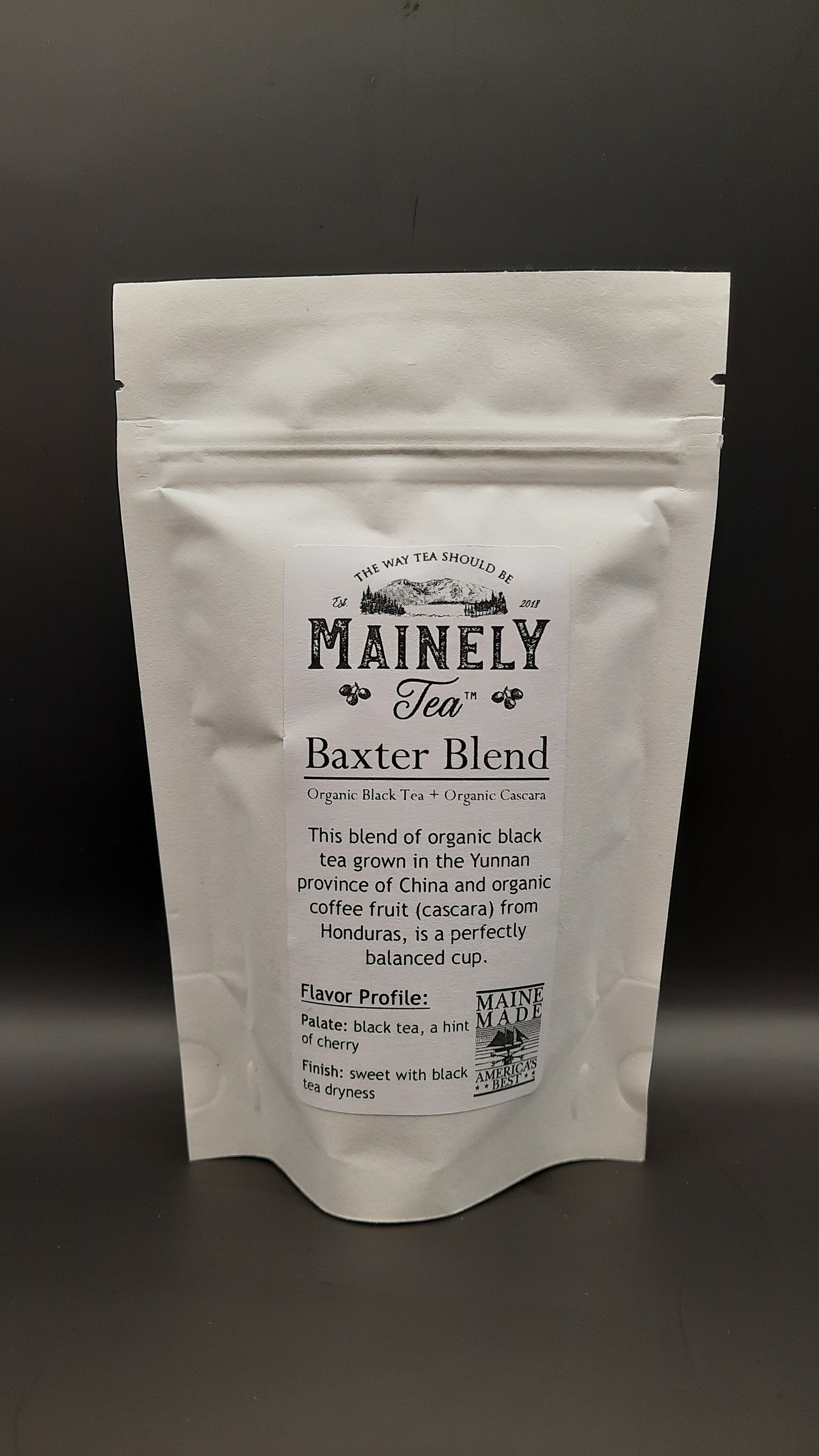 Baxter Blend - Black Tea & Cascara