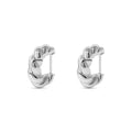 Twisted Croissant Hoop Earrings