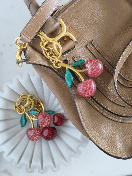 Cherry Bag Charm
