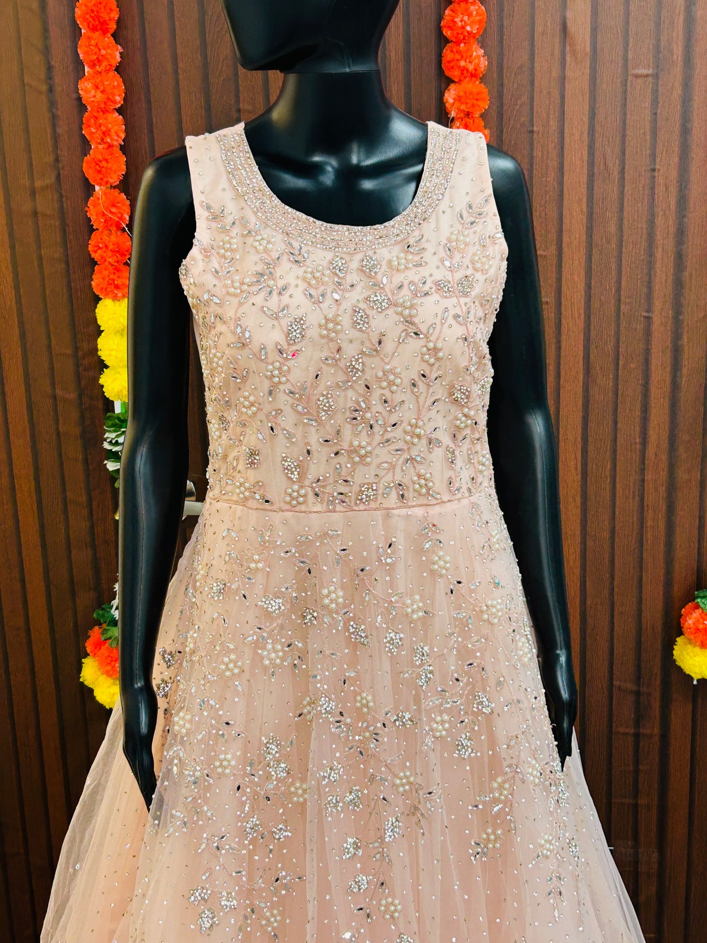 Heavy party wear long gown