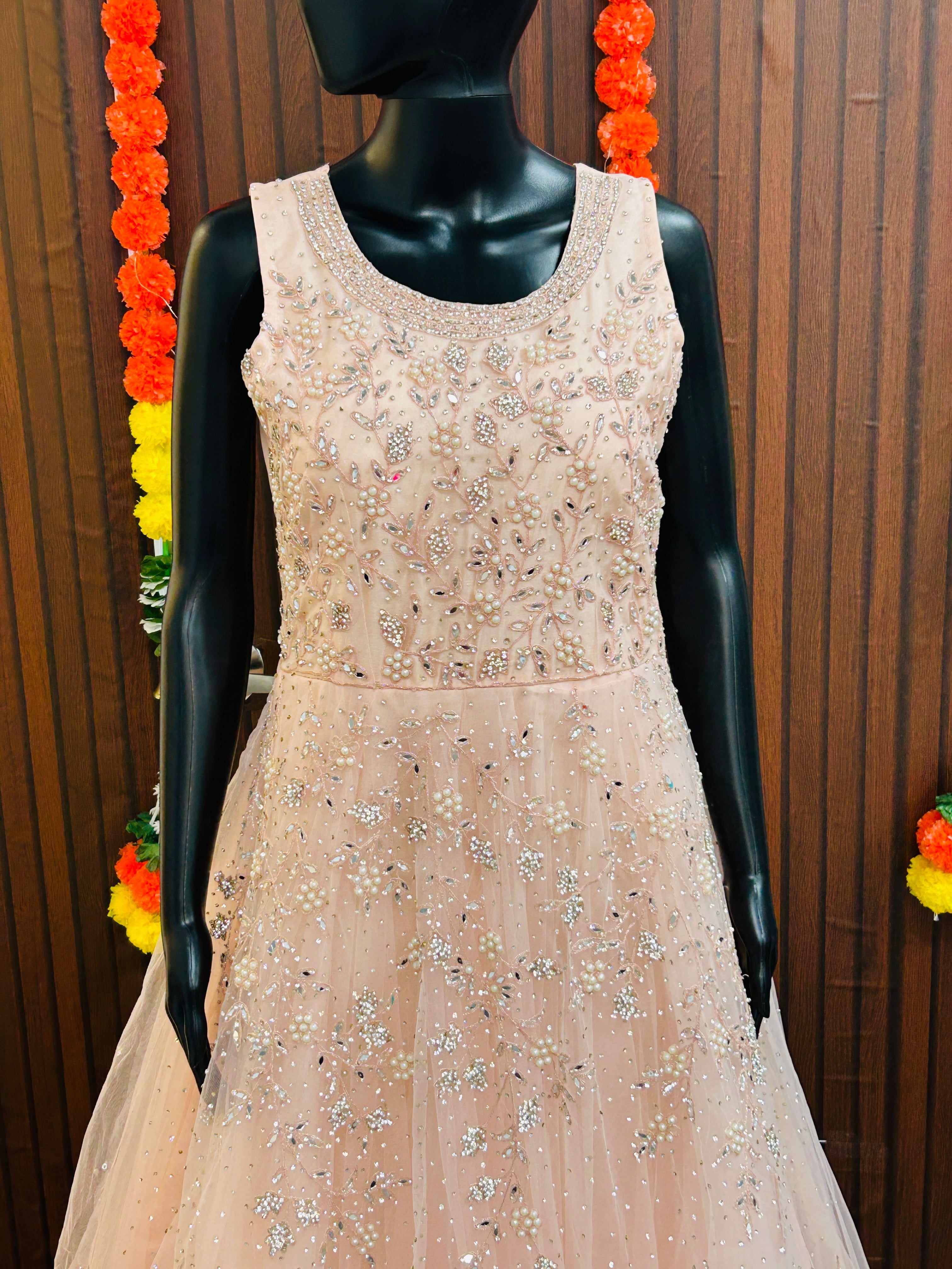 Heavy party wear long gown