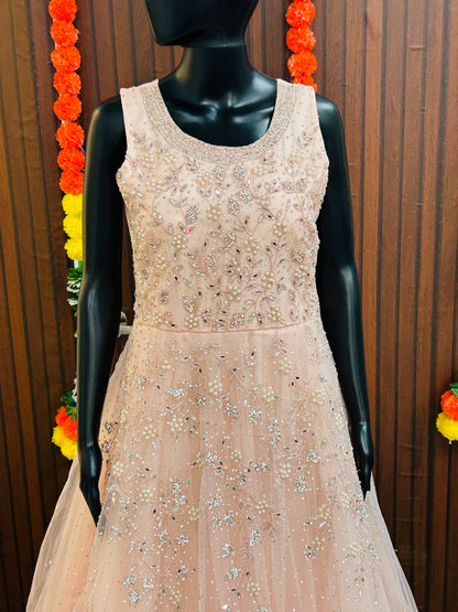 Heavy party wear long gown