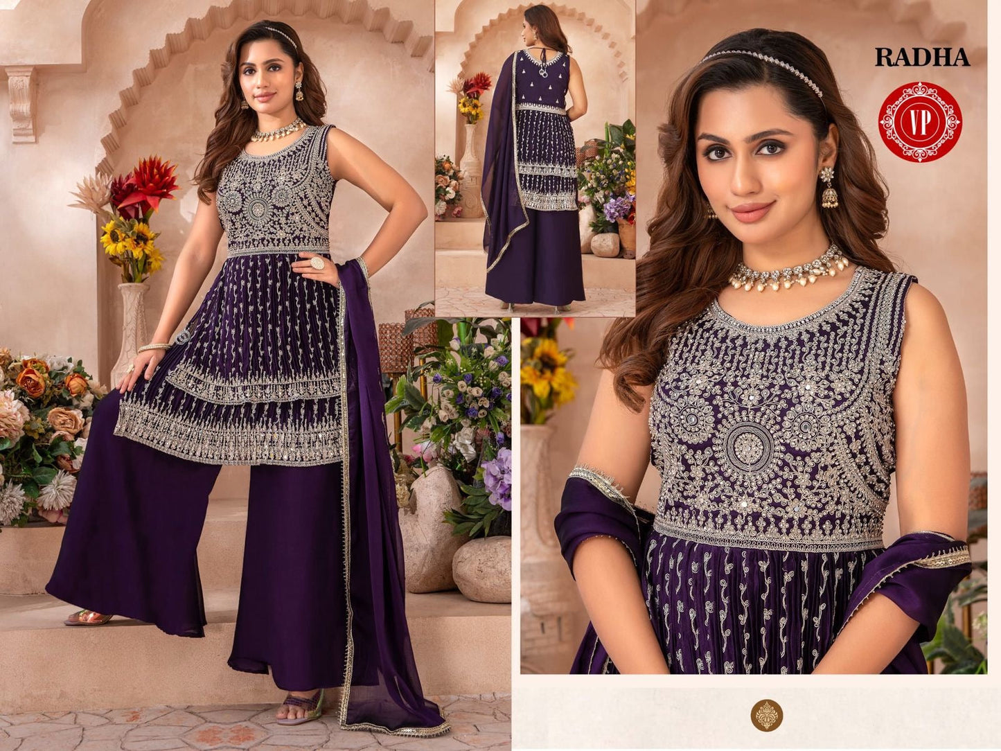 Heavy work Sharara set