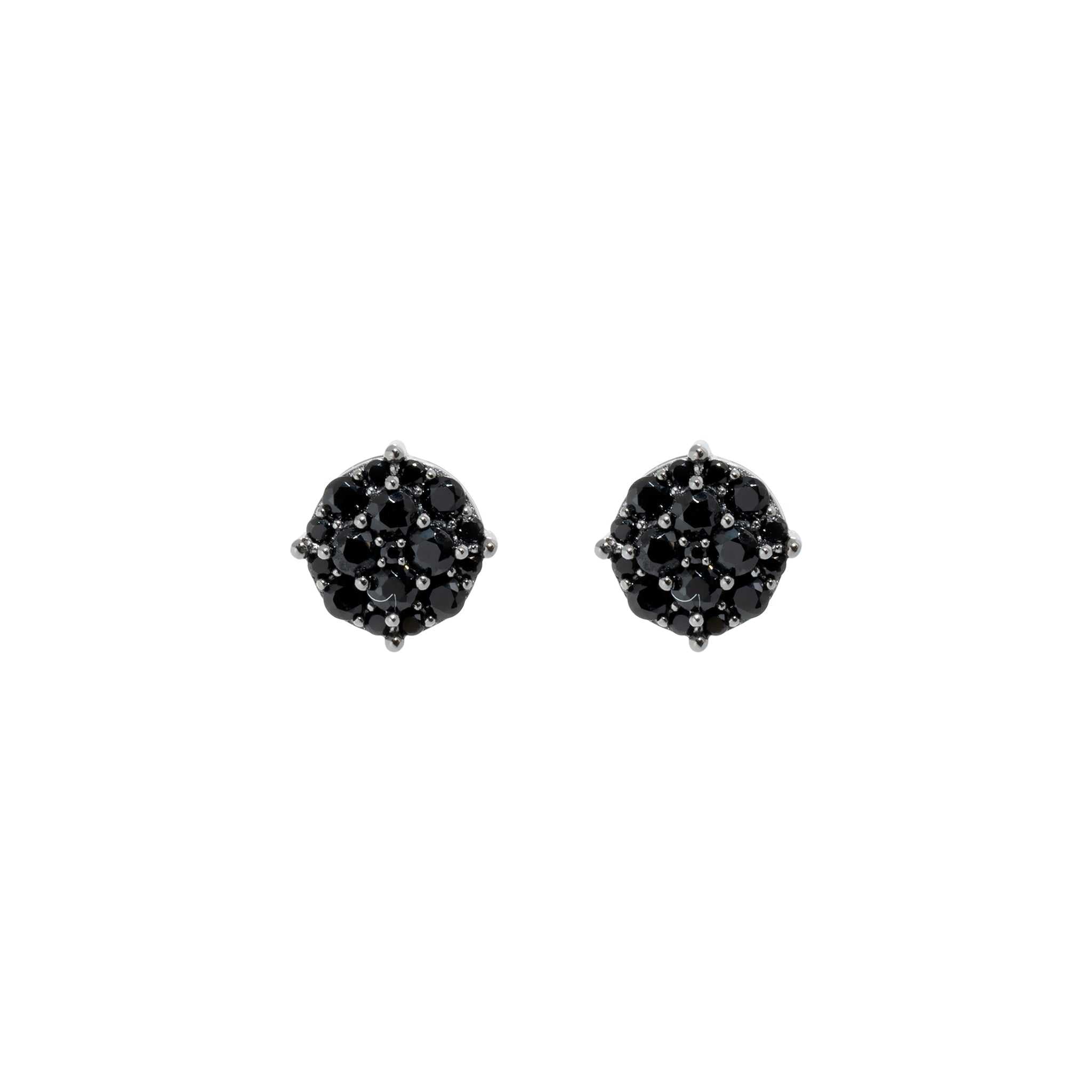 Black Stud Earrings