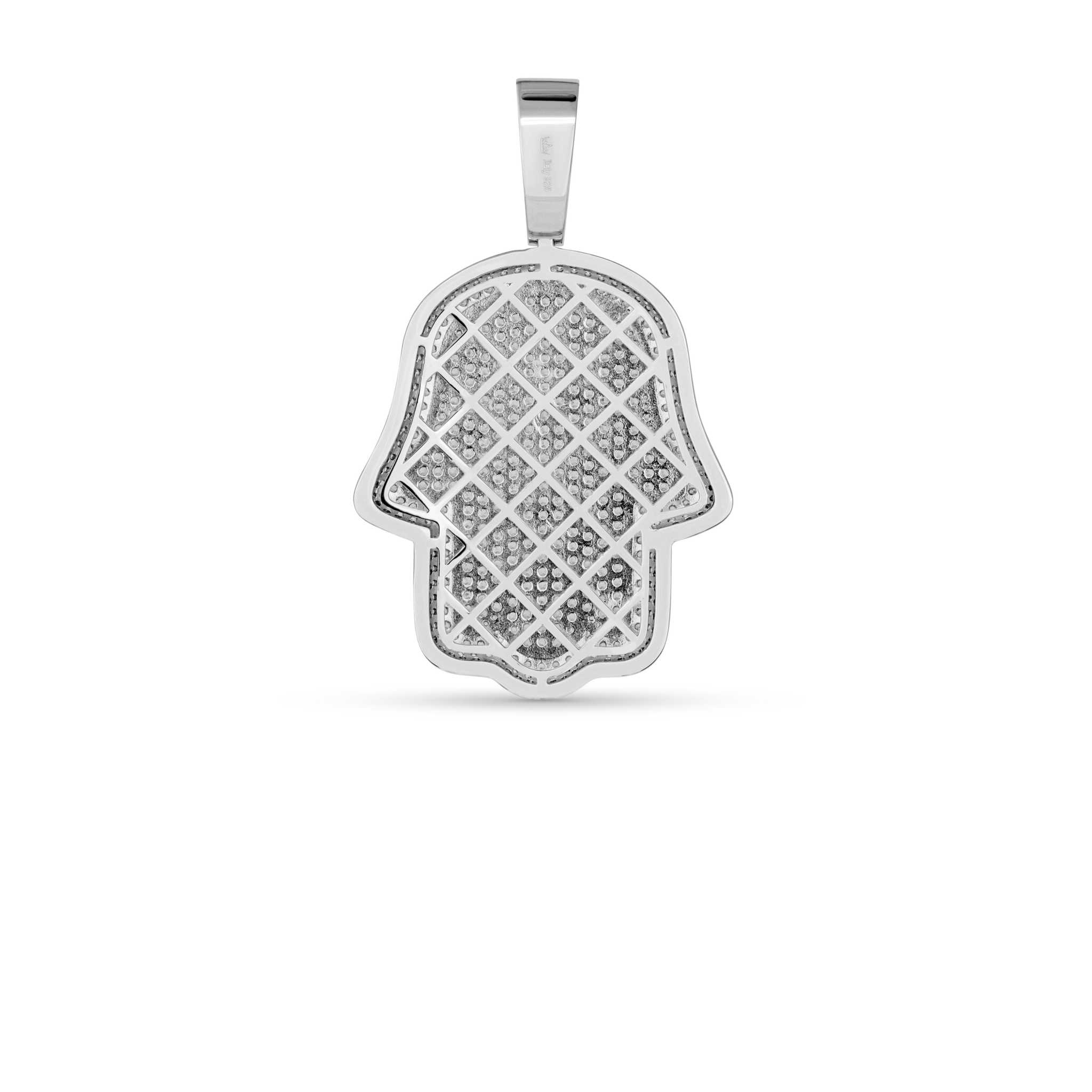 Hand Of God Hamsa Pendant 925 Sterling Silver