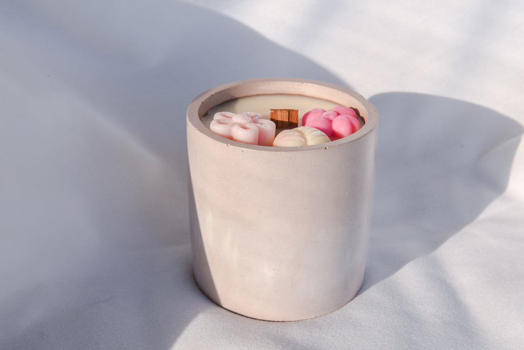 Sea Salt and Orchid Wood Wick Candle