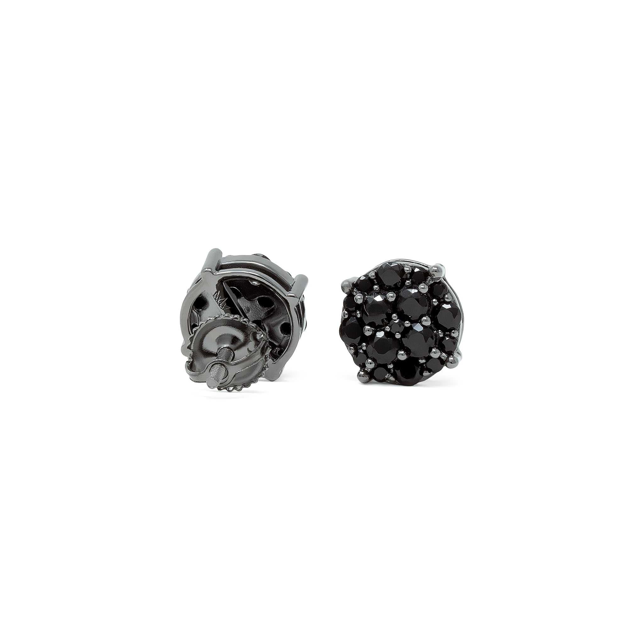Black Stud Earrings