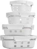 Glass Container w/ Silicone Wrap Set