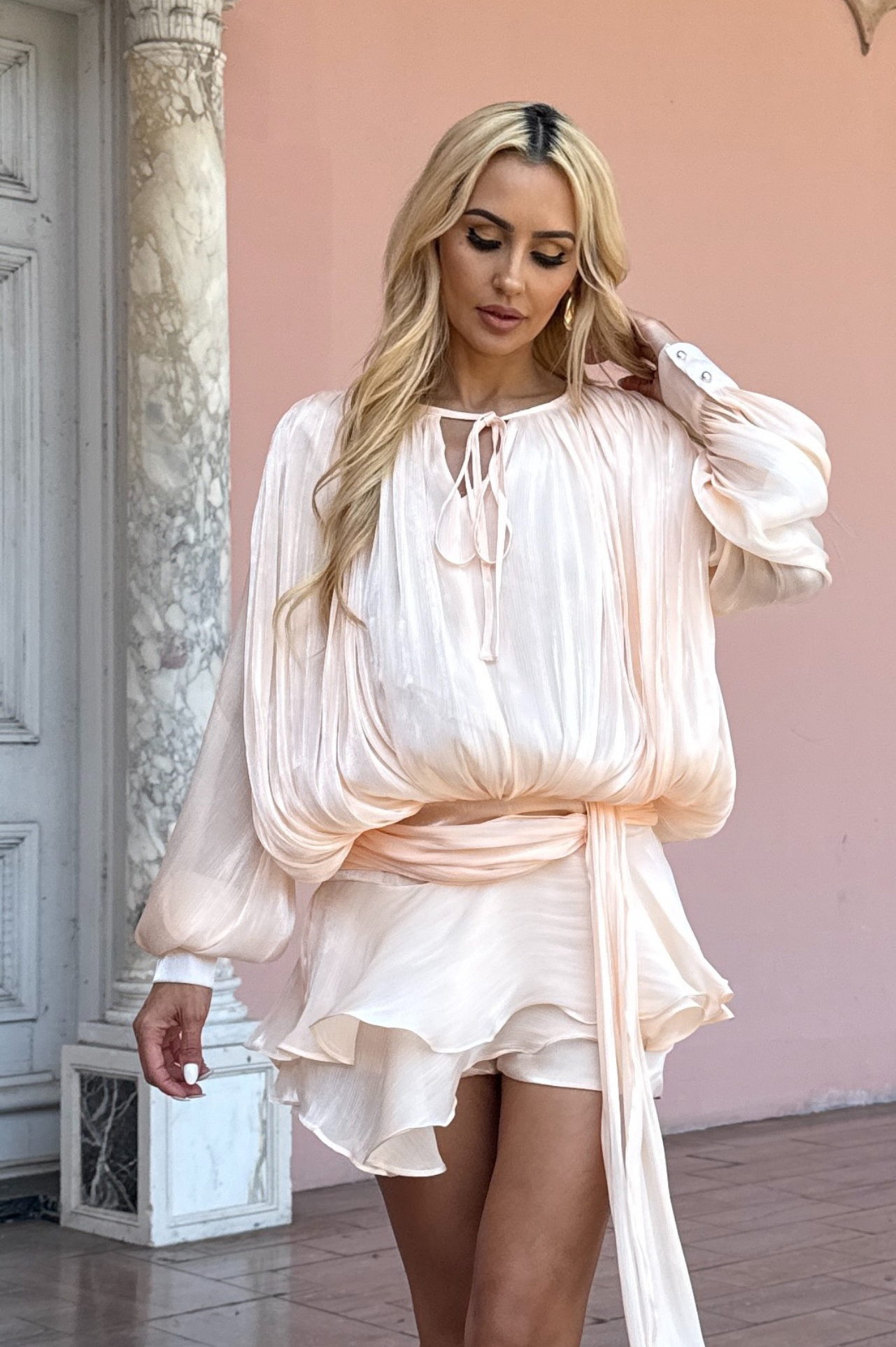 Mia Ruffle Mini Dress