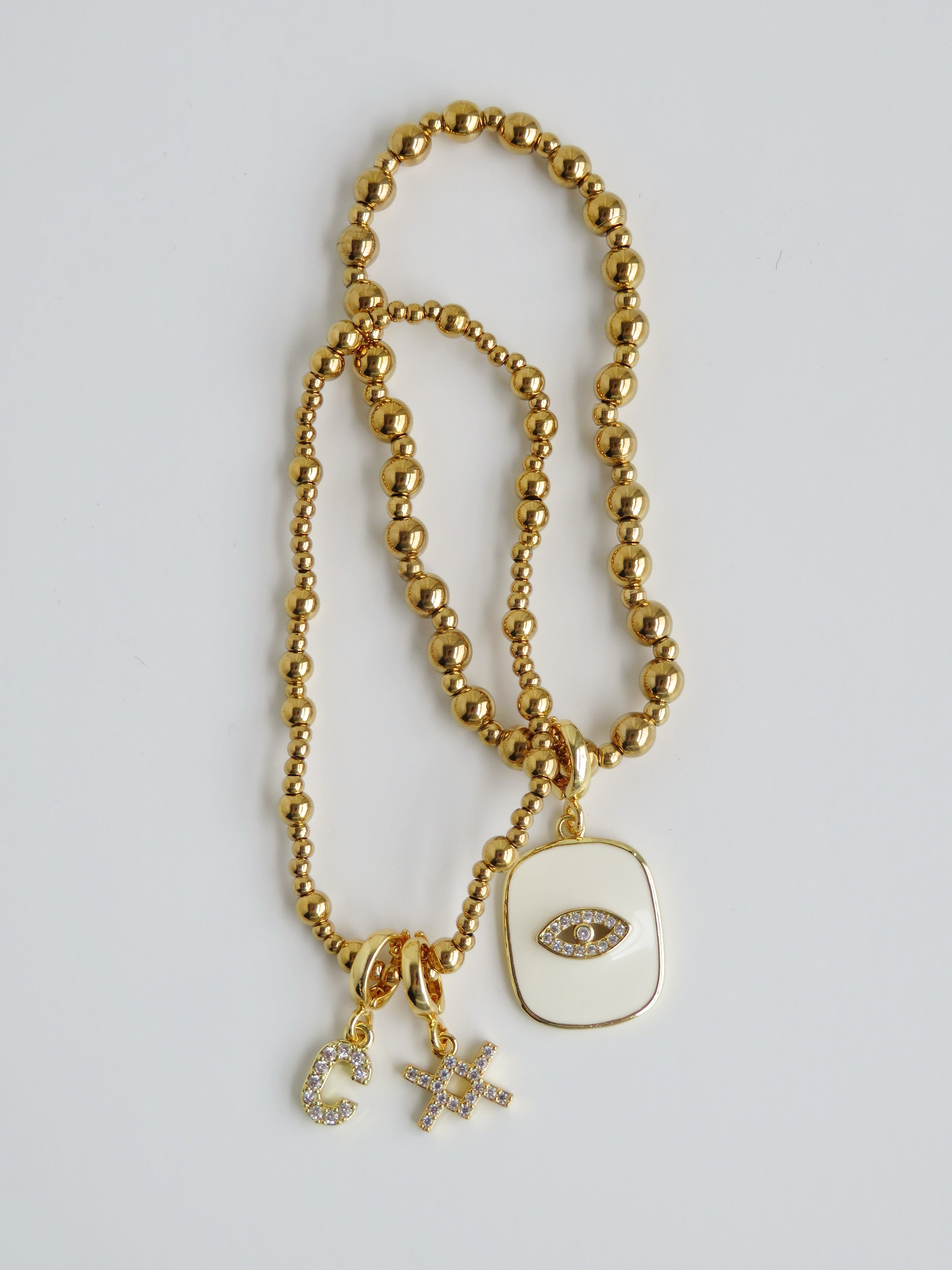 Classic Multi Mixed Beaded Waterproof Non-Tarnish Bracelets