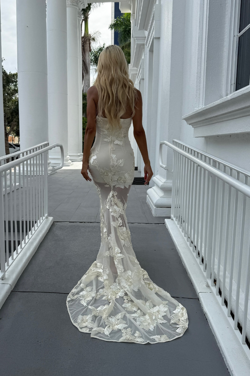 Aliyah Floral Lace Dress