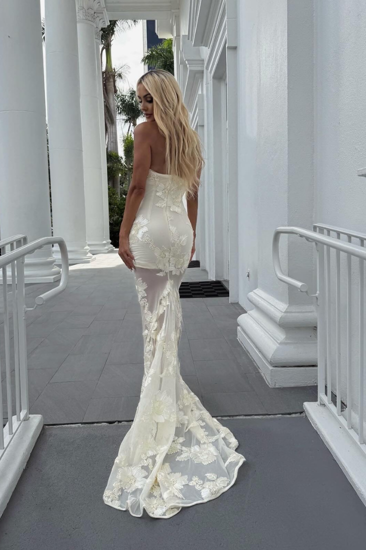 Aliyah Floral Lace Dress