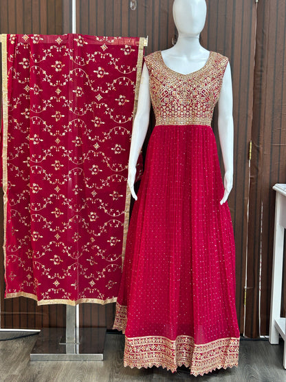 Heavy party wear gown