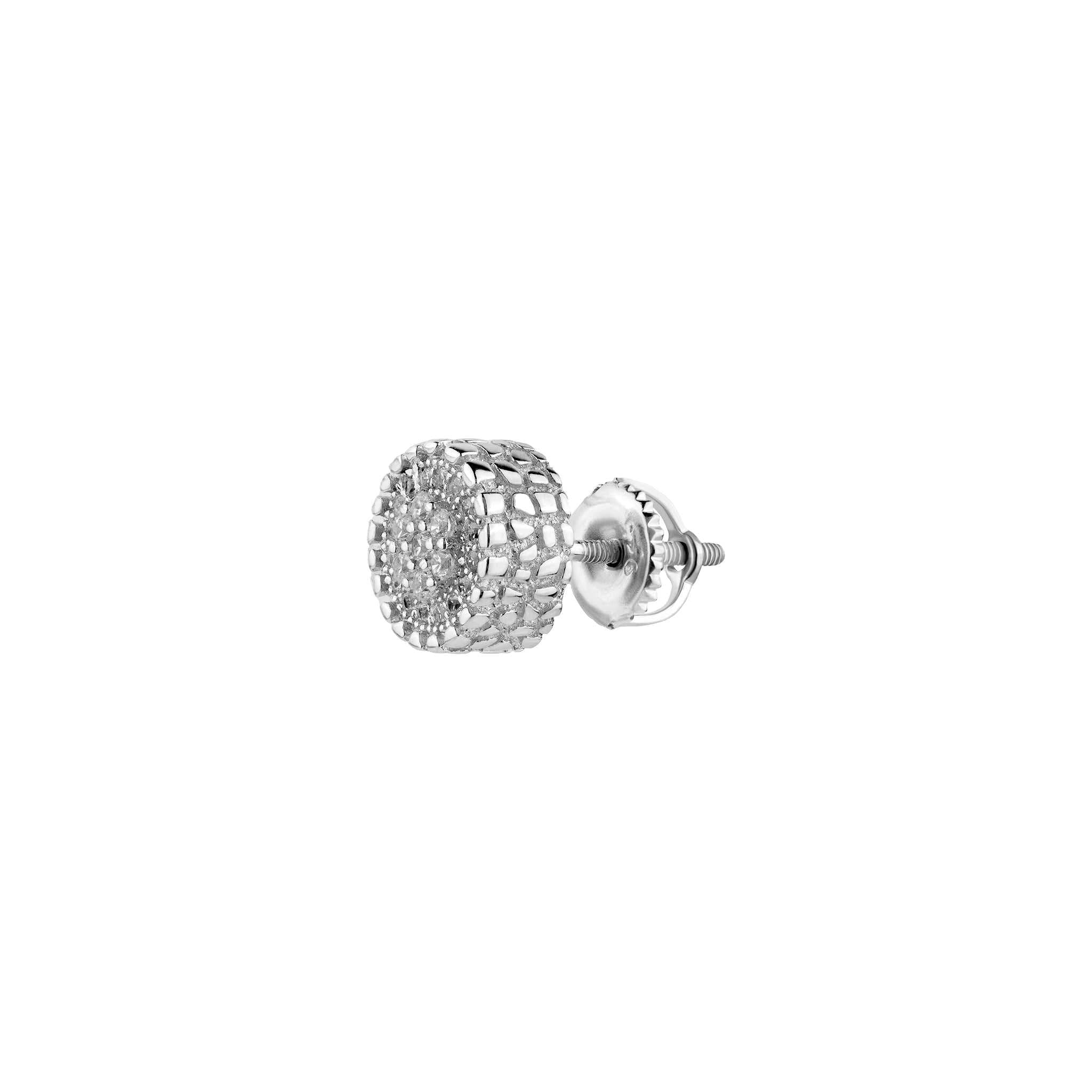 Round Nugget Earrings