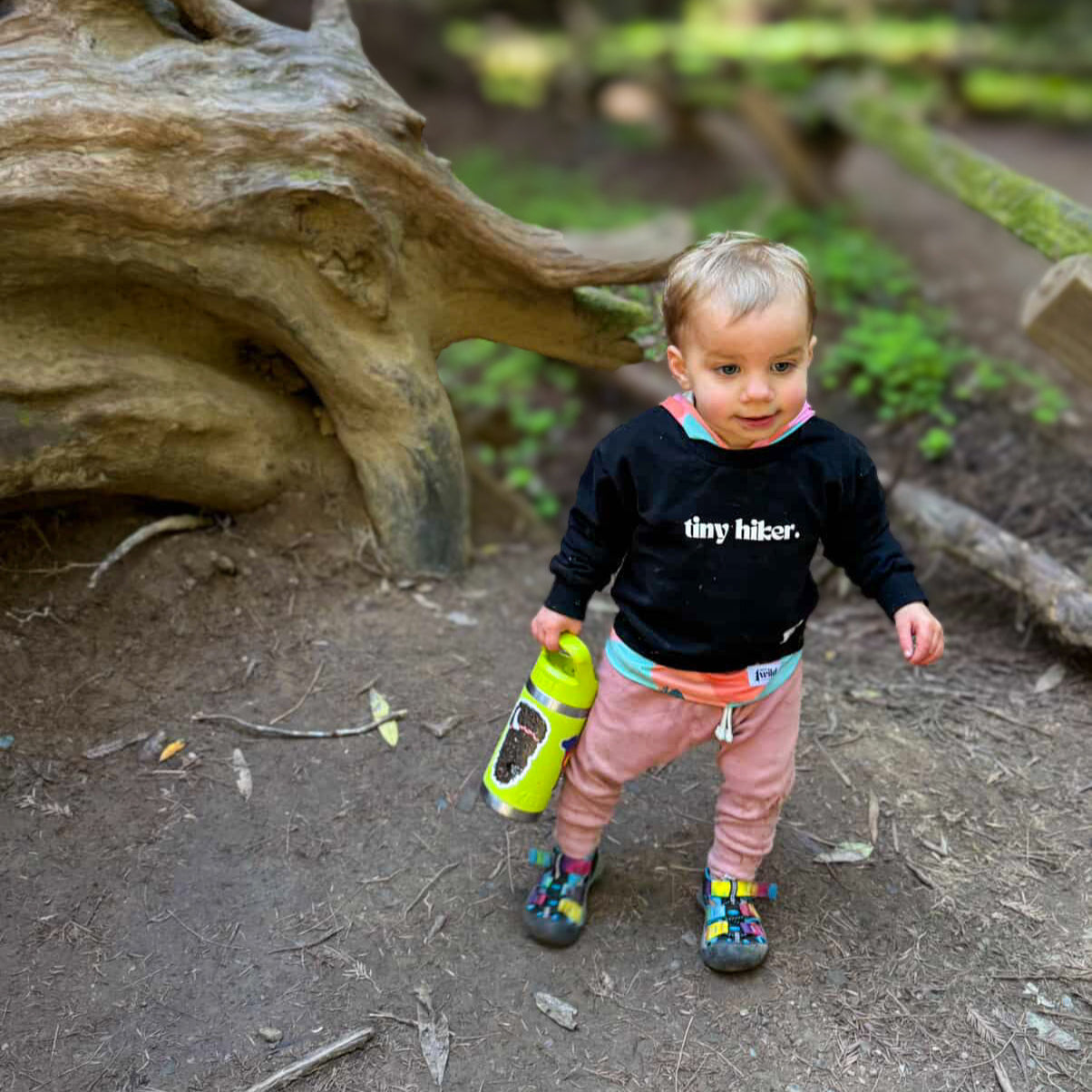 Kid's Organic Pullover in Black