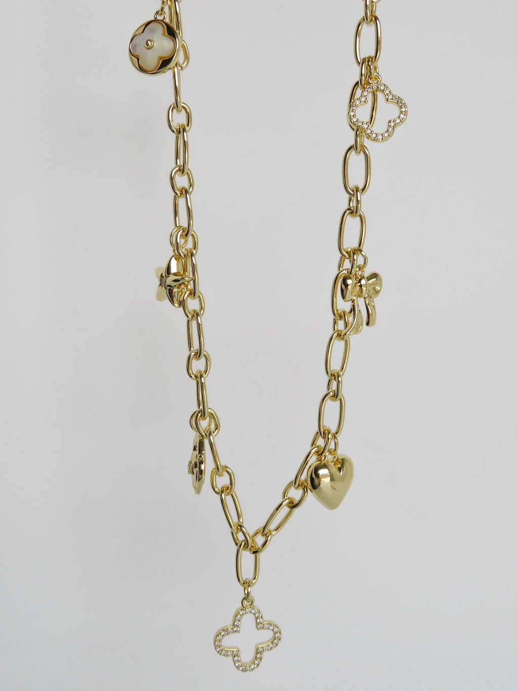 Lucky Shield Charm Necklace