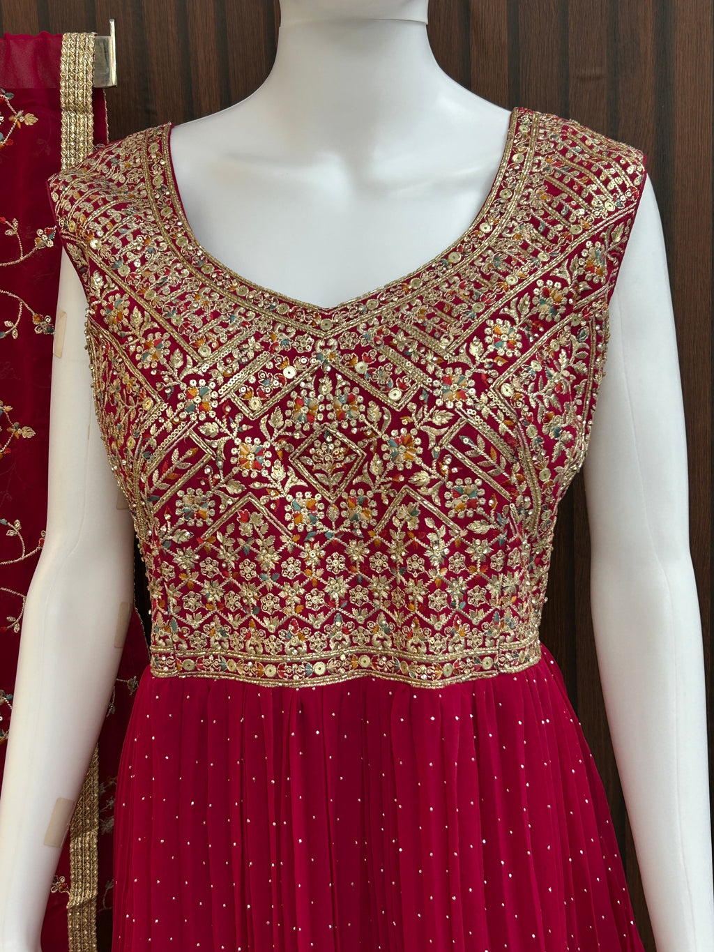 Heavy party wear gown