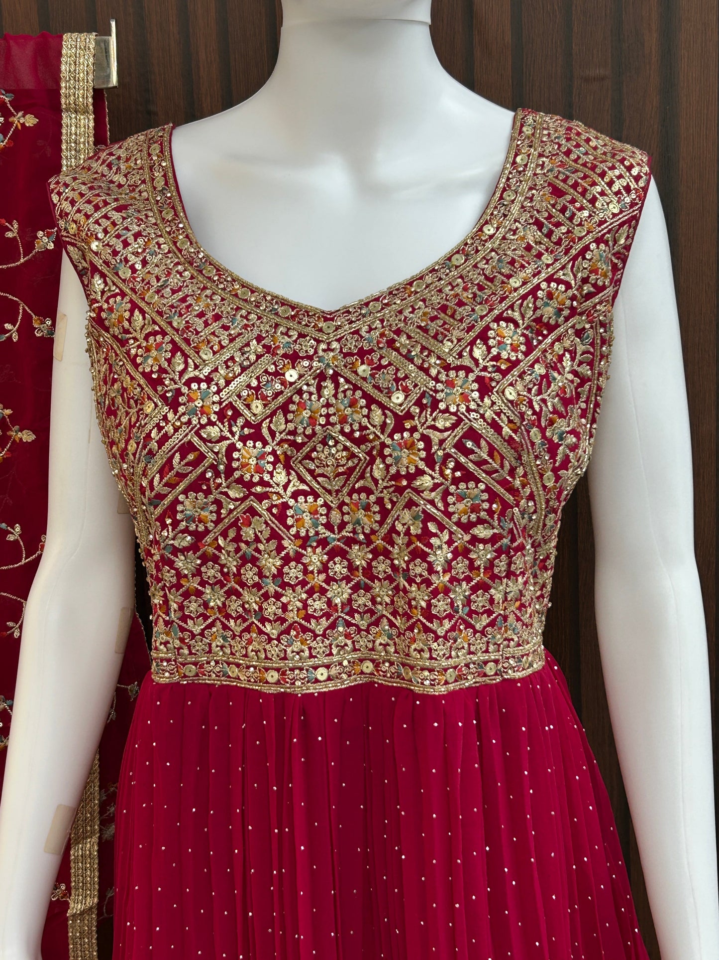 Heavy party wear gown