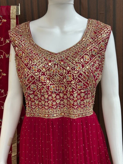 Heavy party wear gown