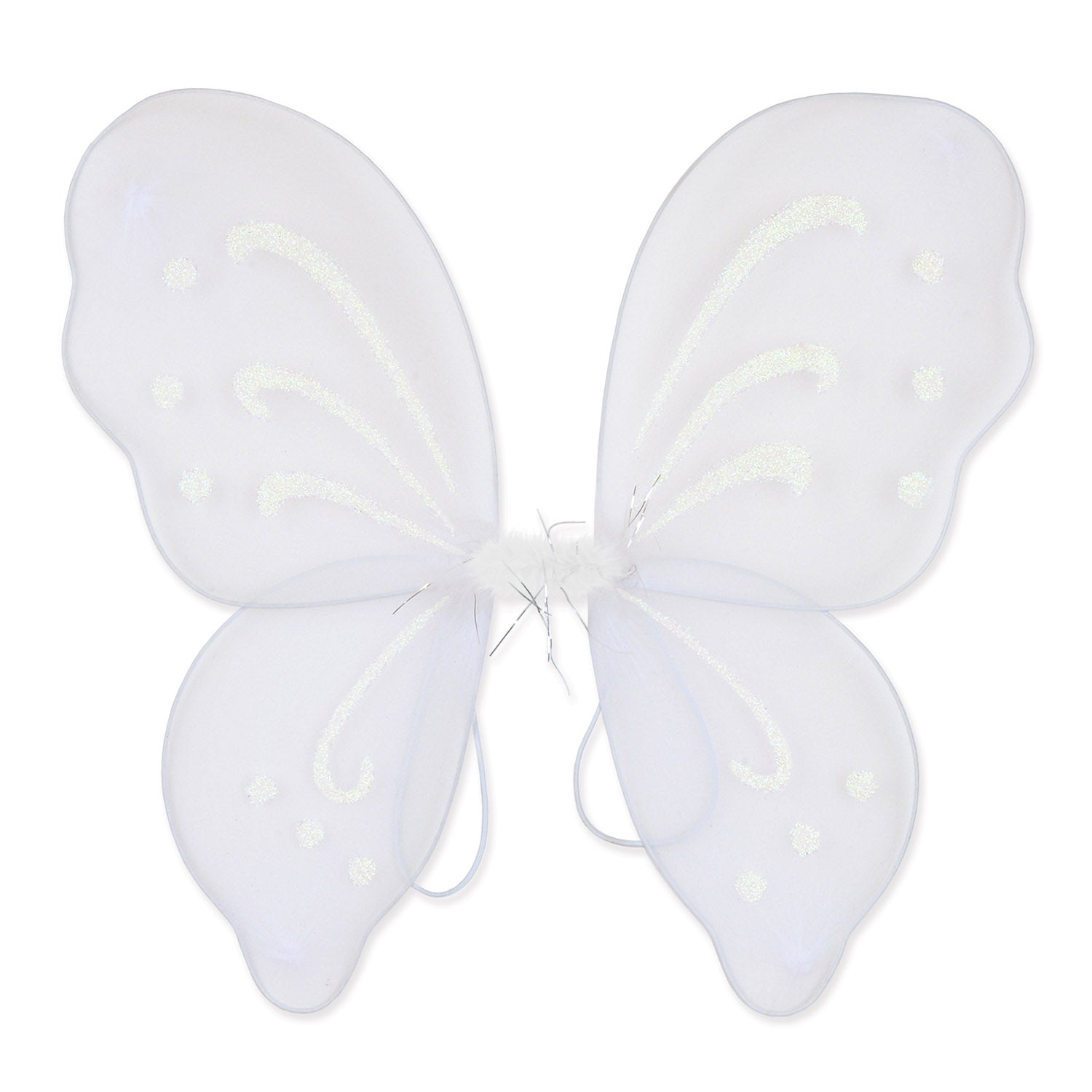 White Fairy Wings Costume Accessory