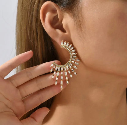 Aria Rhinestone Earrings