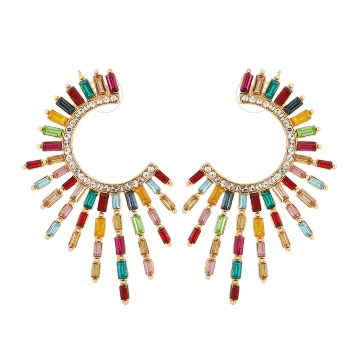 Aria Rhinestone Earrings