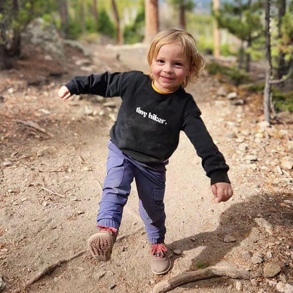 Kid's Organic Pullover in Black