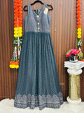 Heavy party wear long dress
